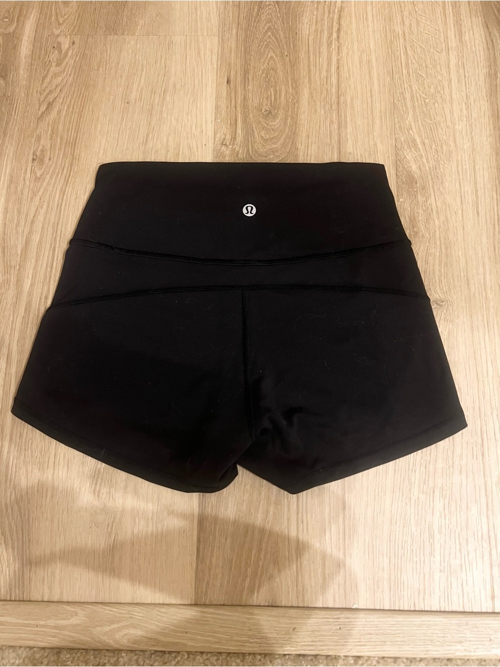 lululemon athletica align Black Performance Mid-Rise Workout Shorts